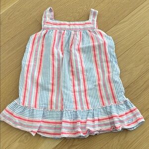 Vineyard Vines Striped Pink and Blue Toddler Sundress